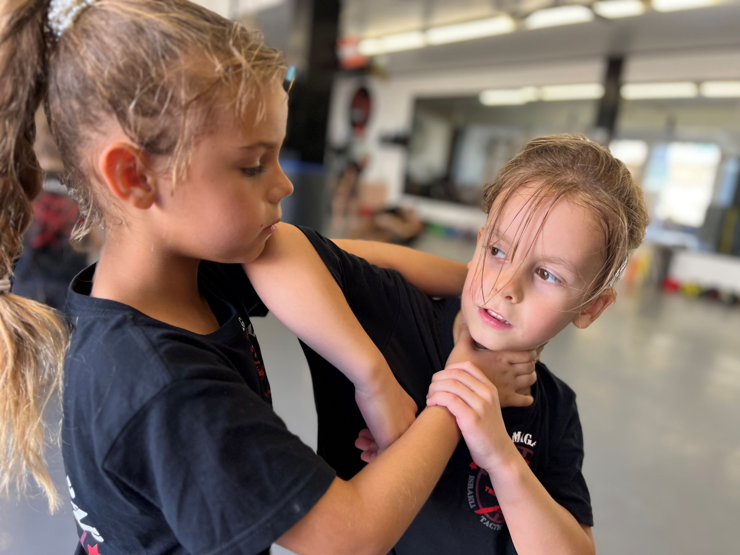 Kids Krav Maga Strangles