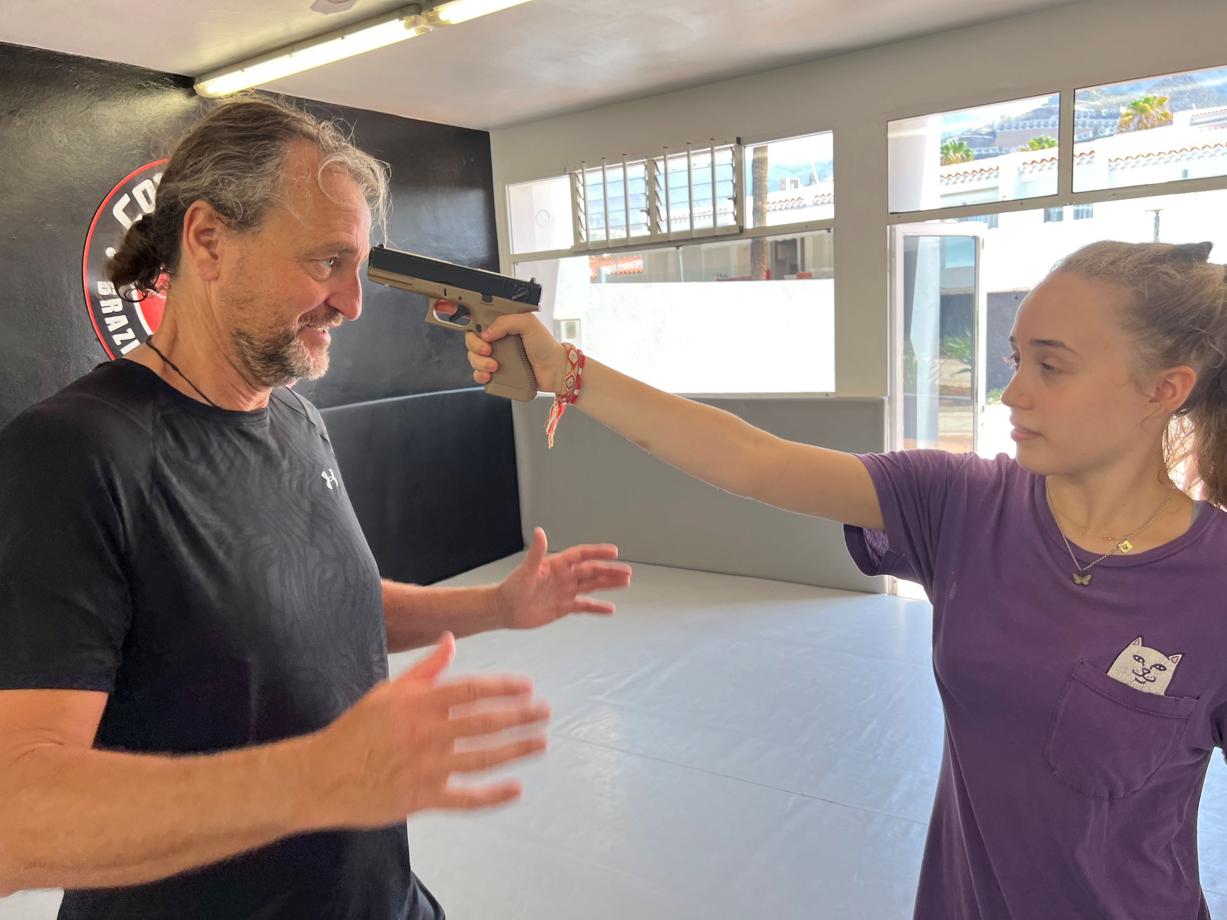 Krav Maga Self Defence training gun attacks